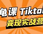 龟课·TikTok变现实战训练营线上第1期,多种变现模式,轻松赚美刀-木石资源网