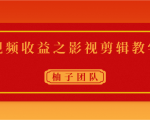 视频收益之影视剪辑教学 一个月赚几千块钱真不难-木石资源网