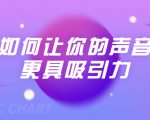 刘琪·如何让你的声音更具吸引力(20节课-完结)-木石资源网