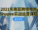 2021东南亚跨境电商Shopee实战运营课程,0基础、0经验、0投资的副业项目-木石资源网