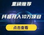 星哥抖音中视频计划：单号月入3万抖音中视频项目，百分百的风口项目-木石资源网