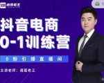 诸葛老王抖音电商0-1训练营，从0开始轻松破冷启动，引爆直播间-木石资源网