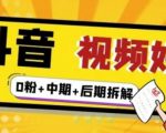（燃烧好物）抖音视频好物分享实操课程（0粉+拆解+中期+后期）-木石资源网