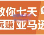 晟尧跨境·教你七天玩赚亚马逊，教你轻松玩赚亚马逊，适合小白学习-木石资源网