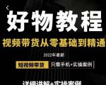 小猛好物分享专业实操课,短视频带货从零基础到精通,详细讲解+实操案-木石资源网