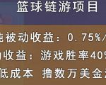 国外区块链篮球游戏项目，前期加入秒回本，被动收益日0.75%，撸数万美金-木石资源网