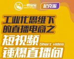 尼克派·工业化思维下的直播电商之短视频锤爆直播间,听话照做执行爆单-木石资源网