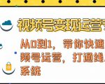 视频号变现运营,视频号+社群+直播,铁三角打通视频号变现系统-木石资源网