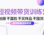 短视频带货训练营：不拍摄 不露脸 不买样品 不囤货发货 简单粗暴混剪带货（第三期）-木石资源网