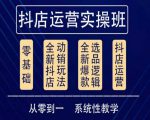 他创传媒·抖音小店系统运营实操课，从零到一系统性教学，抖店日出千单保姆级讲解-木石资源网