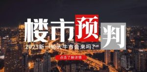 樱桃大房子2023楼市预判:新一轮大牛市会来吗?【付费文章】-木石资源网