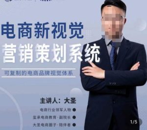 大圣·电商新视觉营销策划系统，可复制的电商品牌视觉识别系统-木石资源网