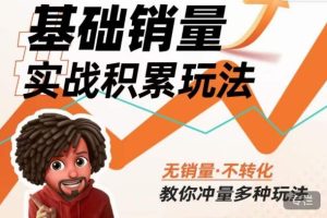 内功丨淘系基础销量实战积累玩法,无销量·不转化,教你冲量多种玩法-木石资源网