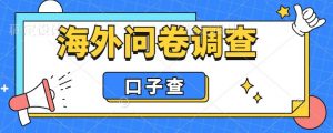 外面收费5000+海外问卷调查口子查项目,认真做单机一天200+【揭秘】-木石资源网