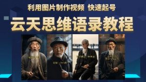 云天思维老者语录教程（图片会说话）详细教程+软件-木石资源网