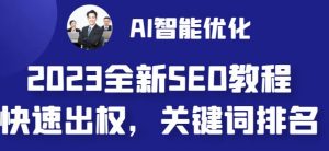 2023最新网站AI智能优化SEO教程,简单快速出权重,AI自动写文章+AI绘画配图-木石资源网