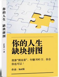 某高赞电子书《你的人生，缺块拼图——我靠“割韭菜”，年赚500万，你会你也可以》-木石资源网