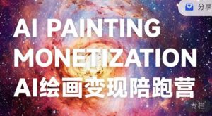 蛮驴·AI绘画变现陪跑营，快速产出可商业变现的图-木石资源网