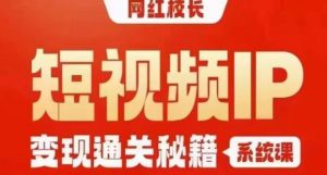 网红校长短视频IP变现通关秘籍｜系统课，产品篇，短视频篇，商业篇，私域篇，直播篇-木石资源网