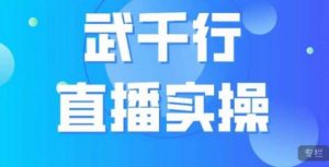 武千行直播实操课，账号定位、带货账号搭建、选品等-木石资源网
