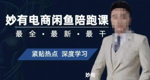 妙有电商闲鱼无货源陪跑课，最全、最新、最干，零基础实战-木石资源网