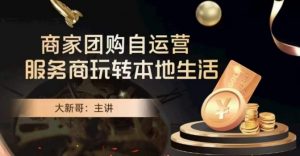 大新哥·商家团购自运营-玩转本地生活-木石资源网