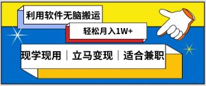 低密度新赛道视频无脑搬一天1000+几分钟一条原创视频零成本零门槛超简单【揭秘】-木石资源网
