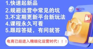 文西电商课程,规避运营中常见的坑-木石资源网