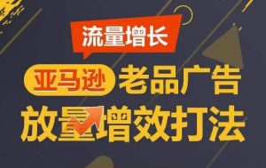 流量增长 亚马逊老品广告放量增效打法，短期内广告销量翻倍-木石资源网