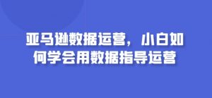 亚马逊数据运营，小白如何学会用数据指导运营-木石资源网