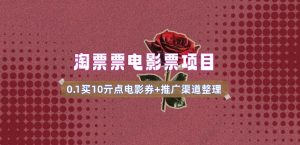 电影票无门槛券推广_0.1亓买10亓无门槛+渠道入口(v1.0版教程)-木石资源网