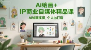 Ai绘画+IP商业自媒体精品课，Ai绘画实操，个人ip打造-木石资源网