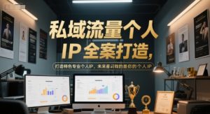 私域流量个人IP全案打造,打造特色专业个人IP,未来最值钱的是你的个人IP-木石资源网