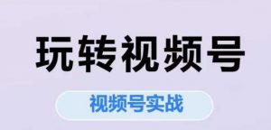 玩转视频号，视频号实战系列课-木石资源网
