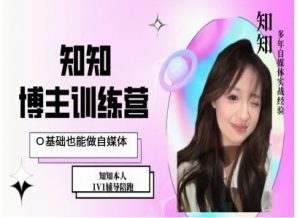 IP博主打造特训课，0基础也能做自媒体-木石资源网