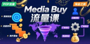Media Buy之POP流量课，带你开启海外Media Buy淘金之路-木石资源网
