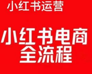 红薯电商实操课,小红书电商全流程-木石资源网