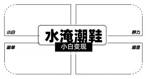2024全新冷门水淹潮鞋无人直播玩法,小白也能轻松上手,打爆私域流量,轻松实现变现【揭秘】-木石资源网