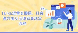 TikTok运营实操课,抖音海外版从注册到变现全流程-木石资源网