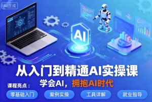 从入门到精通AI实操课,学会AI,拥抱AI时代-木石资源网