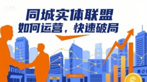 同城实体联盟如何运营,快速破局-木石资源网