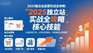 2025独立站运营实战全攻略，一站式掌握独立站运营核心技能-木石资源网