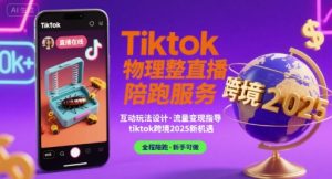 Tiktok物理整蛊直播陪跑服务-tiktok跨境2025-木石资源网