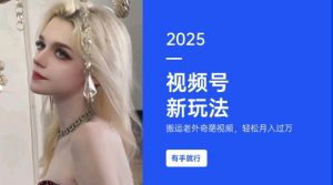 搬运老外奇葩视频,撸视频号分成计划收益,每天只需一小时,新手小白轻松月入过W-木石资源网