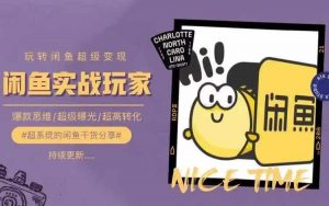 从0到1系统玩转闲鱼变现，教你核心选品思维，提升产品曝光及转化率-木石资源网