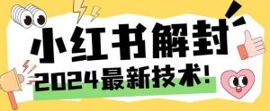 2024最新小红书账号封禁解封方法,无限释放手机号【揭秘】-木石资源网