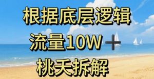 据底层逻辑，流量10W+，以安全知识科普为例-木石资源网