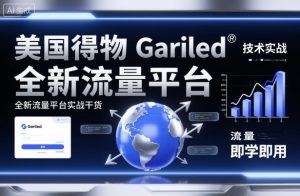 美国得物Gariled技术实战,全新流量平台实战干货,即学即用-木石资源网