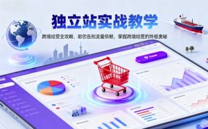 独立站实战教学,跨境经营全攻略,助您告别流量依赖,掌握跨境经营的终极奥-木石资源网