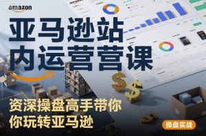 亚马逊站内运营课:资深操盘高手带你玩转亚马逊-木石资源网